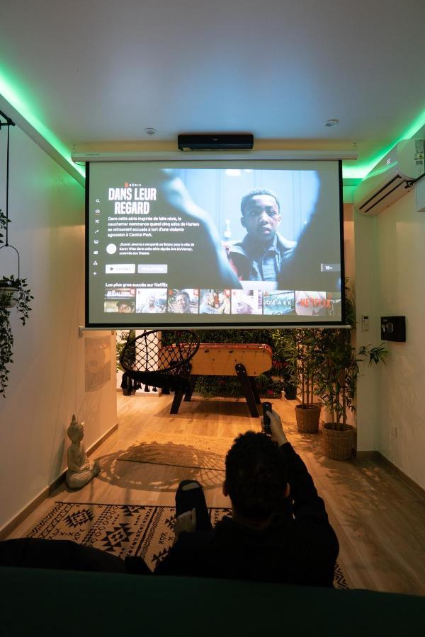 Capsule Thailande I Sauna I Balneo I Console I Jeux En Bois I Cinema I Cour Interieure Trith-Saint-Leger المظهر الخارجي الصورة