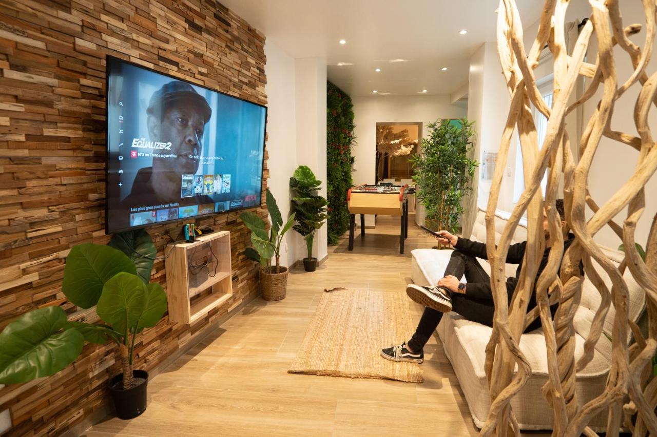 Capsule Thailande I Sauna I Balneo I Console I Jeux En Bois I Cinema I Cour Interieure Trith-Saint-Leger المظهر الخارجي الصورة