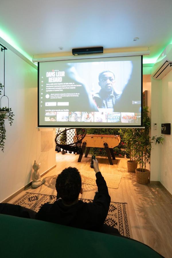 Capsule Thailande I Sauna I Balneo I Console I Jeux En Bois I Cinema I Cour Interieure Trith-Saint-Leger المظهر الخارجي الصورة